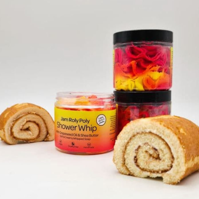 Jam Roly Poly Whipped Soap